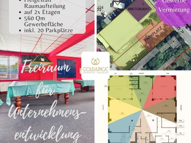 Spielhalle & Erlebnisfläche in Rudolstadt – 560 m², sofort nutzbar, Einrichtung & Lizenzen vorhanden