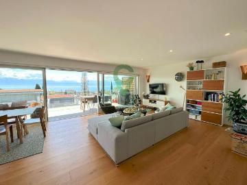 Splendid 4.5 room duplex with panoramic view of the lake