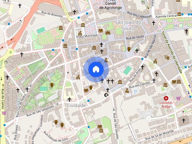 Splendid studio near the Braga train station