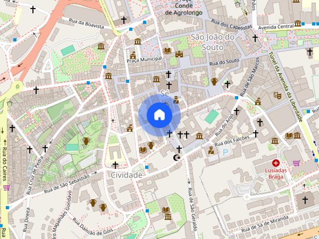 Splendid studio near the Braga train station