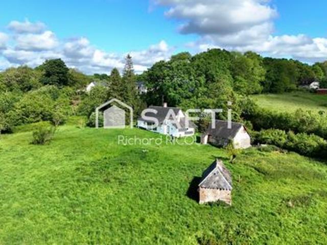 Longère traditionnelle 150m², 3,7Ha, Vue Mer, 7ch