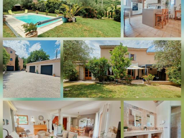 SPLENDIDE VILLA 5 CHAMBRES AVEC PISCINE ET 3 GARAGES