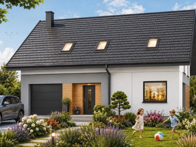 Polecam dom 145 m² z garażem, 3 sypialnie, taras w Łańcucie