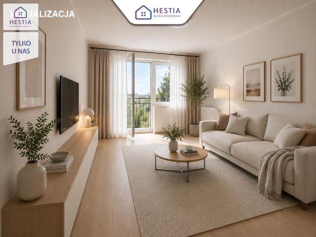 Jasne mieszkanie 41,3 m² z potencjałem w Barwicach zapraszam