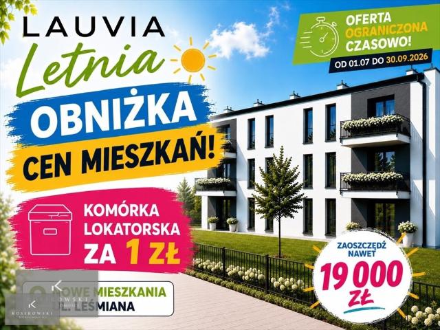 Sprzedam nowoczesne 3 pokojowe mieszkanie 58 m² z balkonem