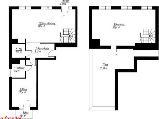 Sprzedam przestronne 106 m² mieszkanie z tarasem i balkonami
