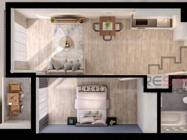 Sprzedam przestronne 2 pokojowe mieszkanie 43 m² w Mysiadle