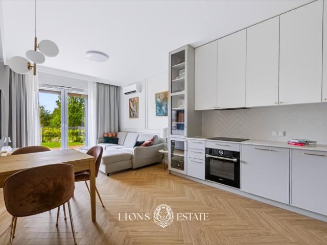 Nowoczesny apartament z prywatnym ogrodem 55 m²