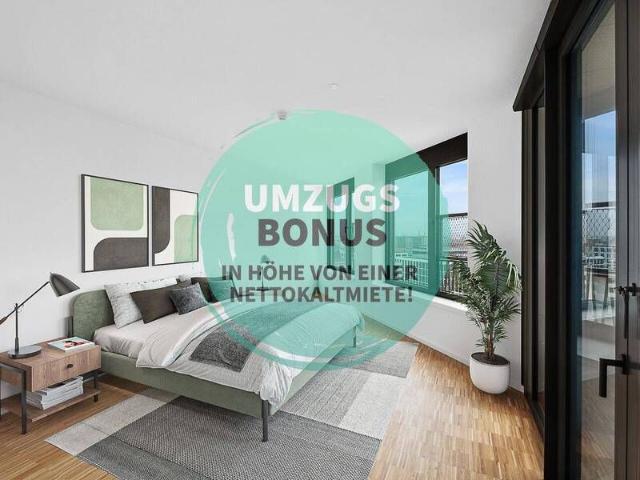 Spring Tower Vibes Helles 2 Zimmer Apartment mit Loggia mitten in der EuropaCity