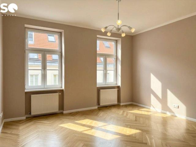 #SQ TOP LAGE: 2 ZIMMER ALTBAU WOHNUNG IM 3. STOCK SANIERT, LICHTDURCHFLUTET UND IDEAL AUFGETEILT!