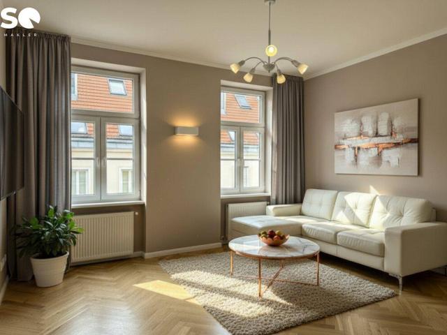 #SQ TOP LAGE: 2 ZIMMER ALTBAU WOHNUNG IM 3. STOCK SANIERT, LICHTDURCHFLUTET UND IDEAL AUFGETEILT!