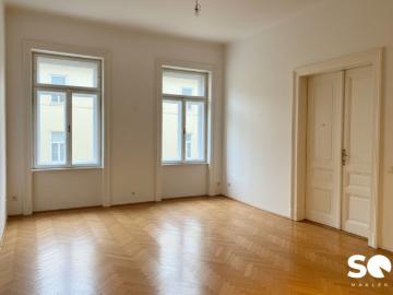 Sq altbaucharme in toplage 5 zimmer mit balkon nähe rathaus!