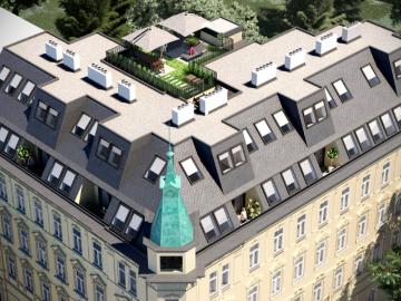 Sq baubewilligter rohdachboden mit ca. 680 m² erzielbarer wohnnutzfläche