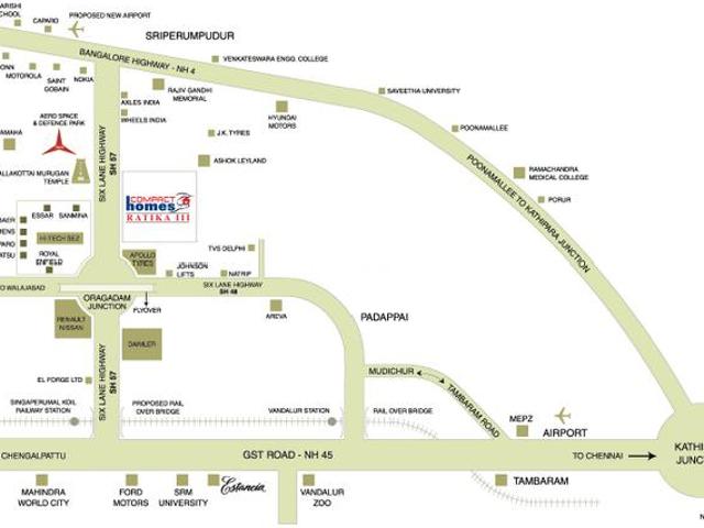 Sriperumbudur 2 BHK Apartment For Sale Chennai