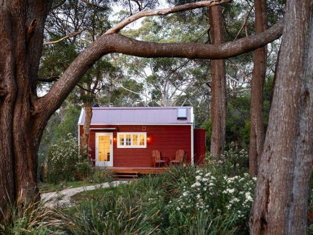 Swedish Tiny House + Thriving Accommodation Business on 1 Acre