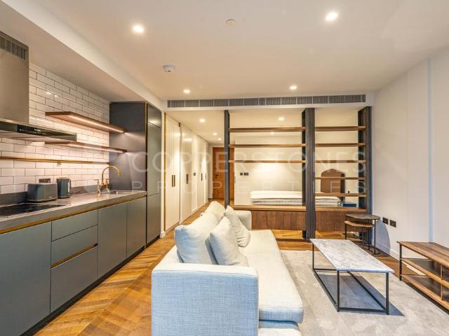 Switch House West, Battersea Power. Studio to rent £3,200 pcm £738 pw
