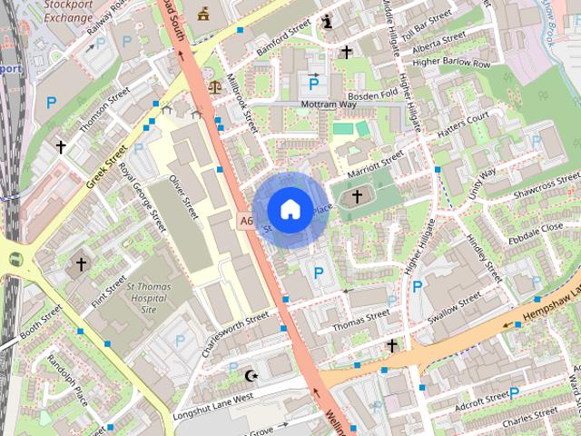 St Thomas's Place, Stockport, SK1