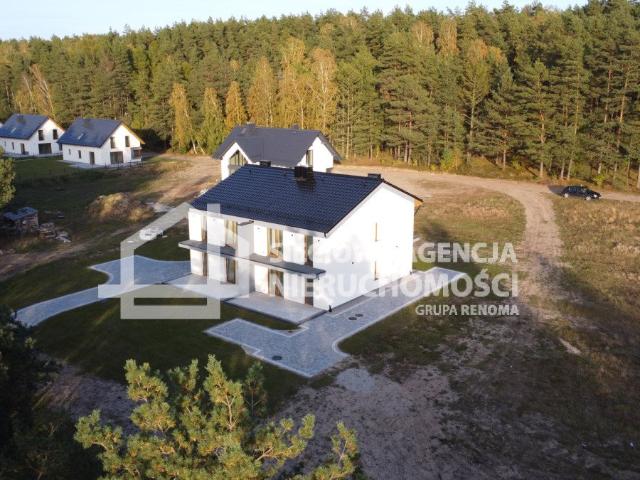 Nowoczesny dom 150 m2 w sercu Kaszub z klimatyzacją