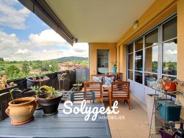 ST DIDIER AU MONT D'OR, T4 avec vue dégagée, terrasse, climatisation réversible et garage double aménagé