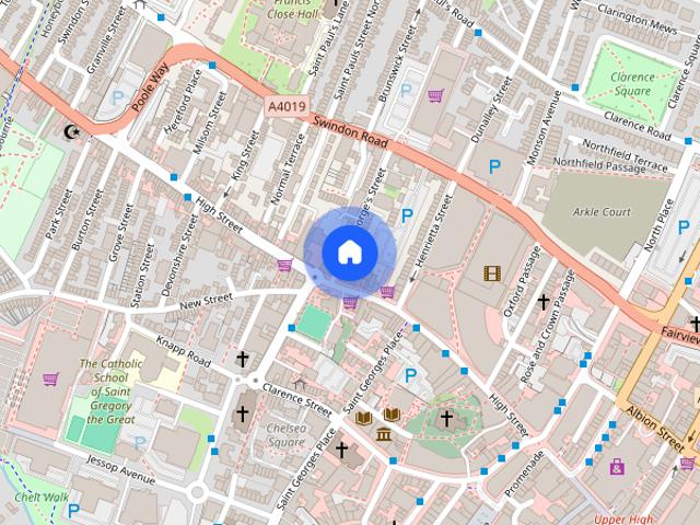 St. Georges Street, Cheltenham, Gloucestershire, GL50