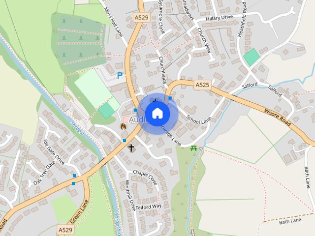 St. James Apartments, Vicarage Lane, Audlem, Crewe, Cheshire, CW3 0AB