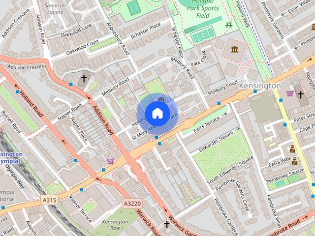 St Mary Abbots Terrace, London, W14