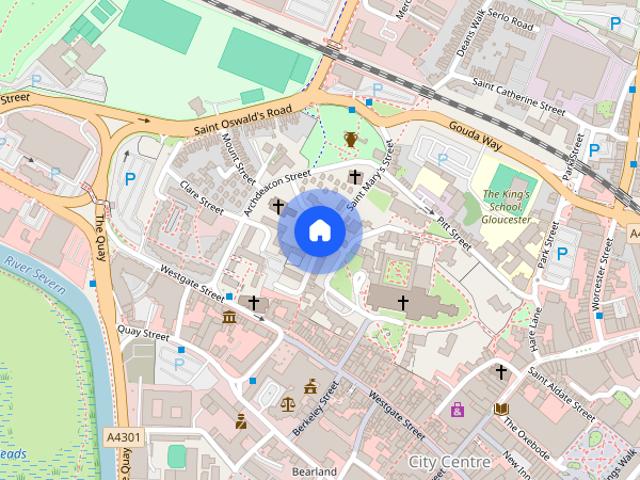 St. Marys Square, Gloucester, Gloucestershire, GL1