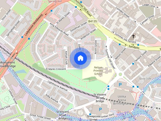 St Marks Crescent, Ladywood, Birmingham