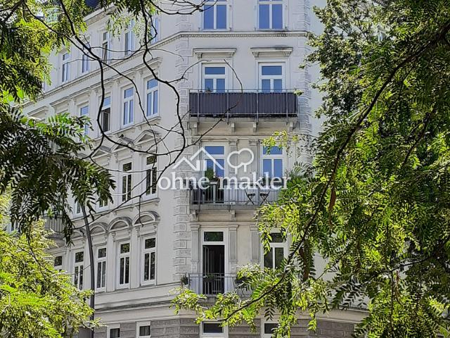 St.Pauli, Jugendstilwohnung, ca. 90qm, 2 Balkone