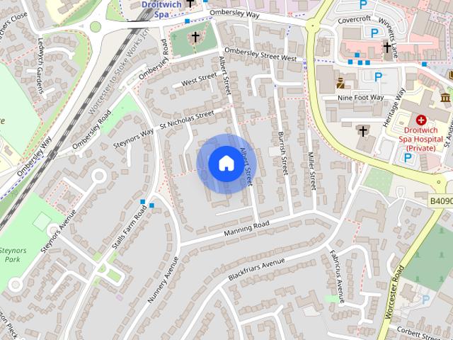 St Richards Gardens, Droitwich Spa, Worcestershire