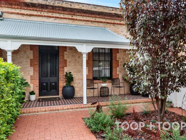 STONE FRONTED C1867 COTTAGE, TRANSFORMED WITH TASTE ON NORTH ADELAIDE'S COSMOPOLITAN CUSP