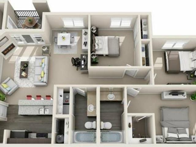 Stonebrook Apartments and Townhomes 3 Bedroom Apartment for Rent at 4822 Rural Road Southwest, Tumwater, WA 98512