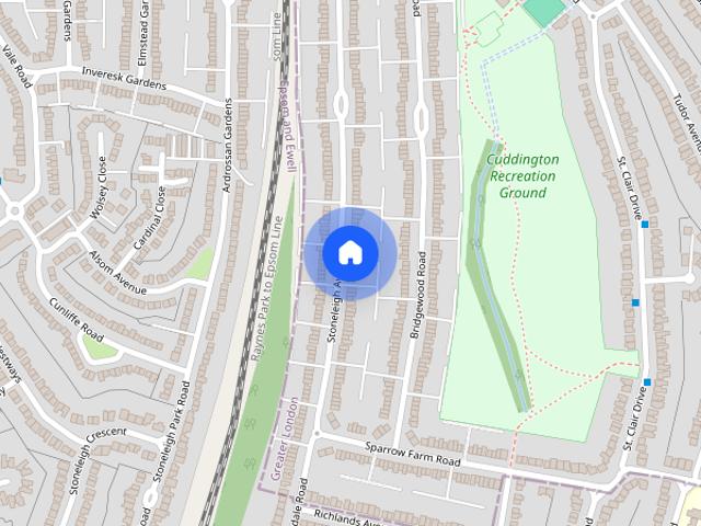 Stoneleigh Avenue, Worcester Park, KT4