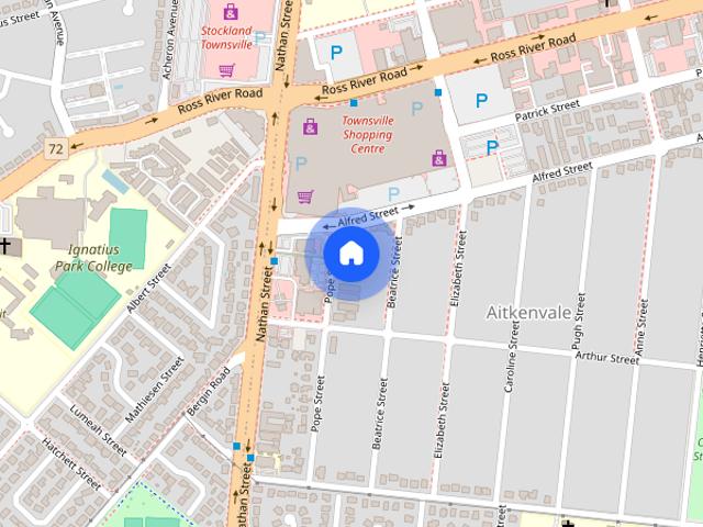 Stones throw to Stockland
