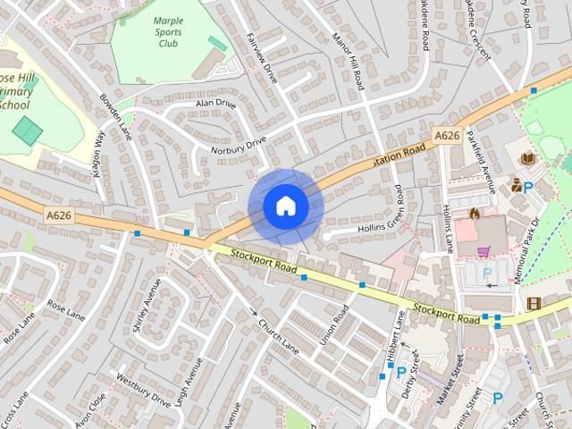 Station Road, Marple, Stockport, Cheshire, SK6