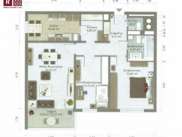 Rosenhöhe, Taunus, Rheinland-Pfalz - Balkon