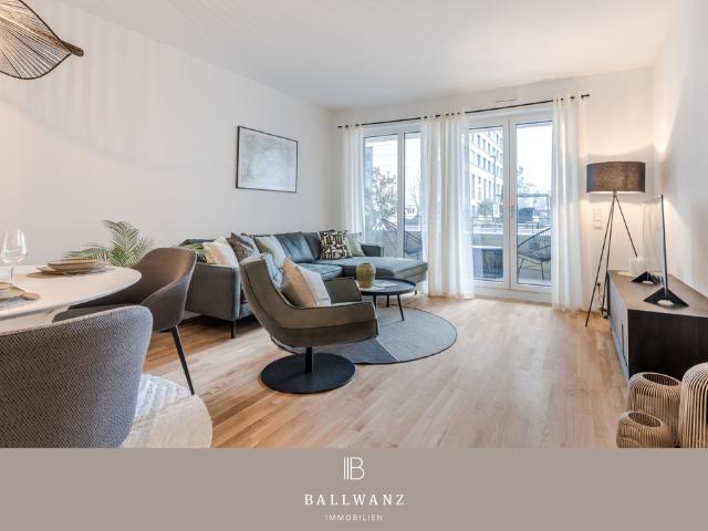 STADTPLATZ: Helle Wohnung mit durchdachtem Grundriss und Balkon