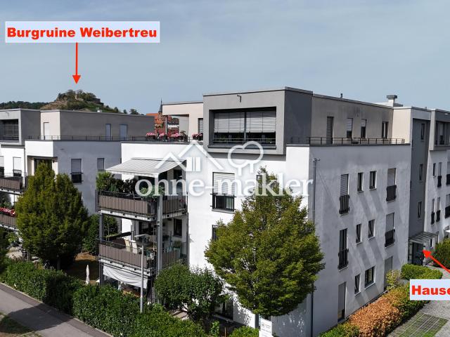 Stadtquartier Weinsberg gepflegte 2 Zimmer Wohnung mit TG Stellplatz