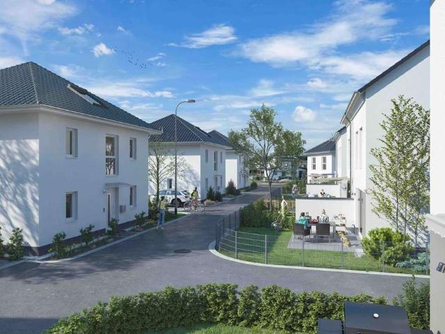 Stadtvilla im Bau Neubau in Buseck Beuern KFW QNG 40 TOP