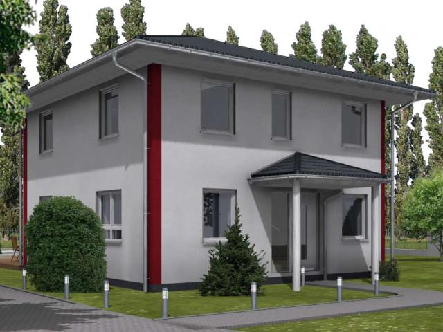 Stadtvilla in Fredersdorf. Haus und Grundstück