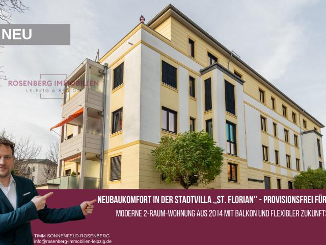 Stadtvilla,St. Florian': Provisionsfreie 2 Raum Wohnung mit Balkon & Perspektive