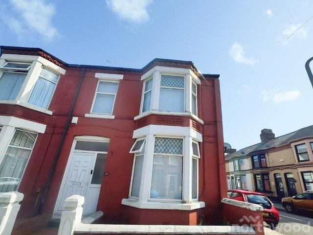 Stalbridge Avenue, Mossley Hill. 3 bed end of terrace house to rent £1,150 pcm £265 pw