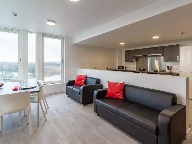 Standard En Suite at Benedicts Gate. 1 bed private hall to rent £745 pcm £172 pw