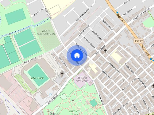 Stanfield Road, Burslem, Stoke on Trent, Staffordshire, ST6
