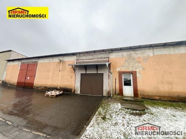 Hala magazynowo usługowa 520 m² z biurami, wjazdy, ogrzewanie