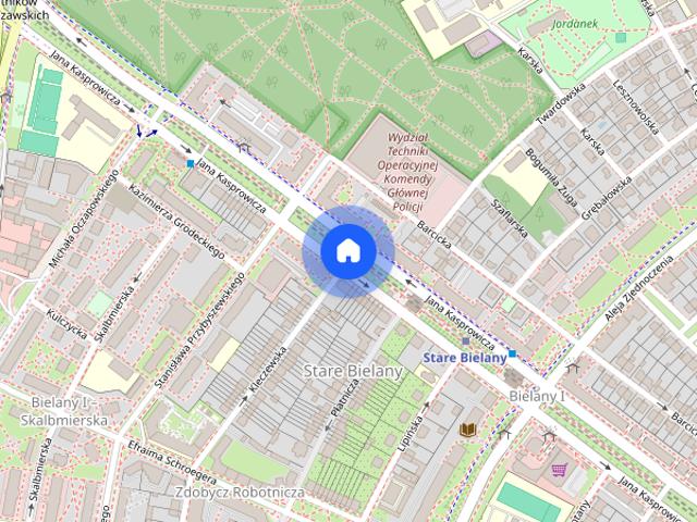 STARE BIELANY, KAMIENICA, DUŻA ODDZIELNA KUCHNIA
