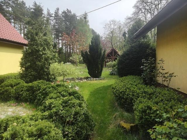 Urokliwy dom z kominkiem i dużym ogrodem w Leśnie