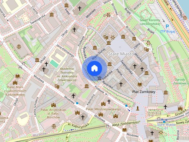Stare Miasto, widok na malownicze wewnętrzne patio