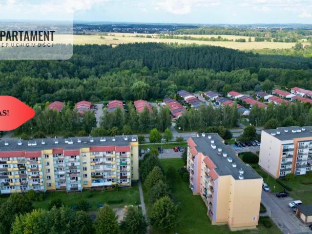 Przestronne 2 pokojowe mieszkanie z balkonem i garażem