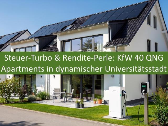 Steuer Turbo & Rendite Perle: KfW 40 QNG Apartments